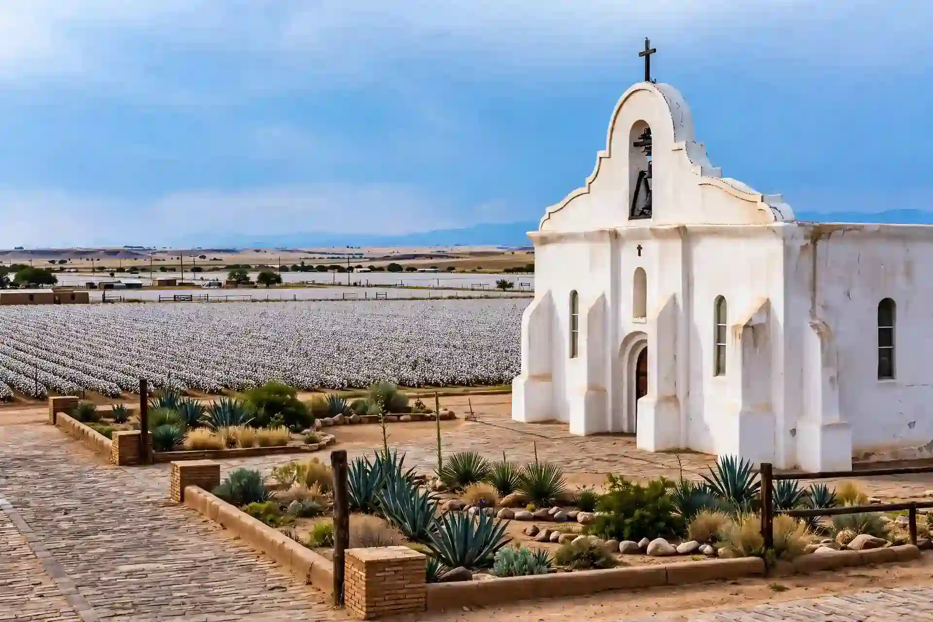 Plumber repairing a faucet in a historic San Elizario, TX home